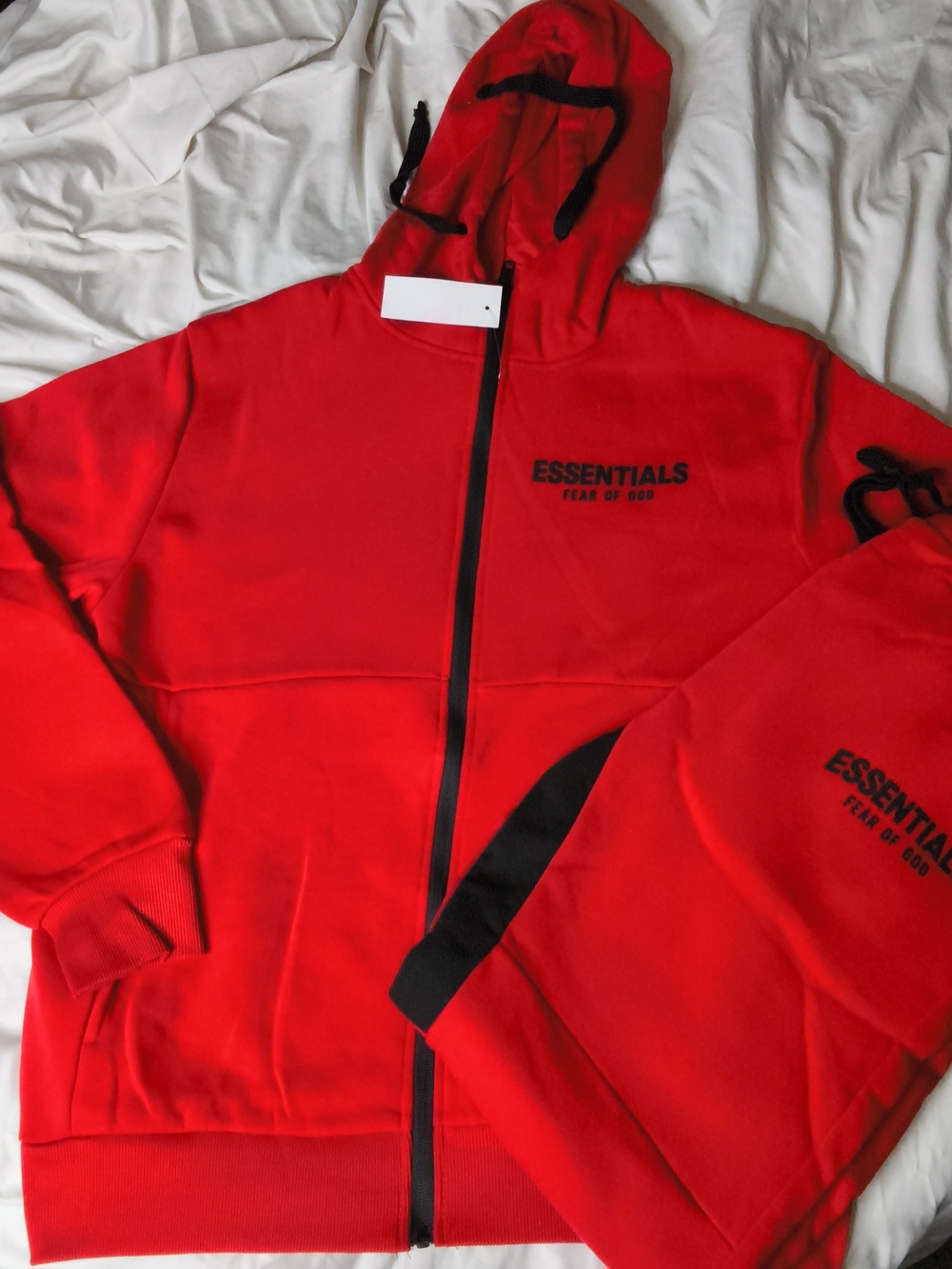 Kids' Red Zip-Up Hoodie